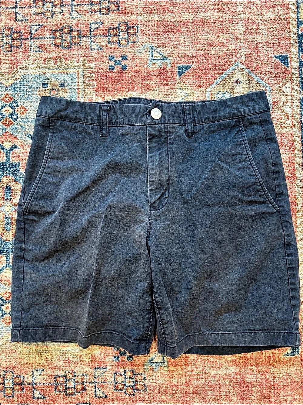 Bonobos Chino Shorts 7 Inch Inseam Blue Waist 31